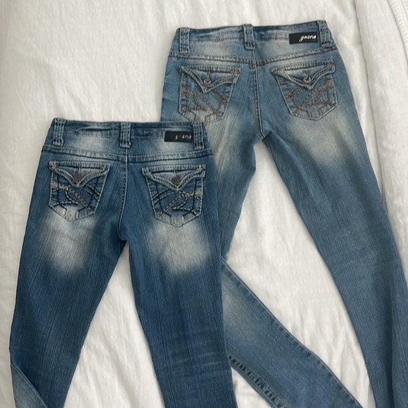 GRANE Darcy Super Low Rise Skinny Jeans Size 0 BUNDLE - Picture 2 of 7
